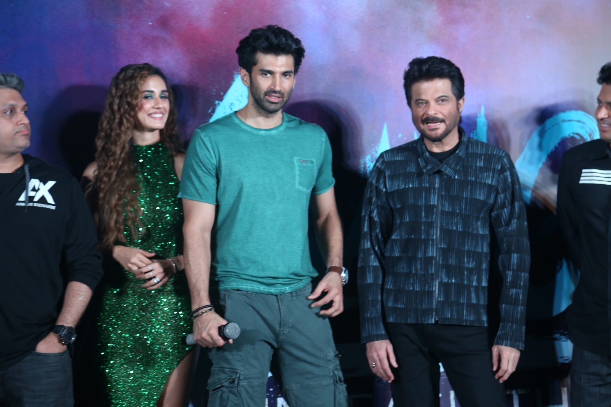 Mumbai: Actors Disha Patani, Aditya Roy Kapoor and Anil Kapoor at the trailer launch of their upcoming film "Malang" in Mumbai on Jan 6, 2020. (Photo: IANS)