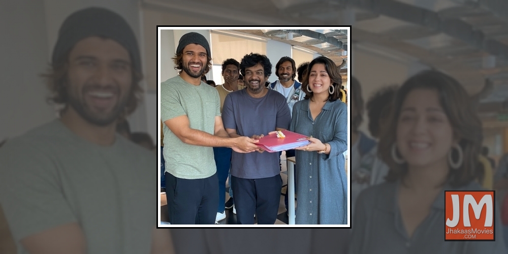 Actor Vijay Deverakonda's new yet-untitled Telugu film with director Puri Jagannadh went on the floors here on Monday. The project, which is rumoured to be titled 
