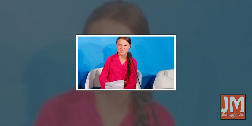 Climate activist Greta Thunberg.