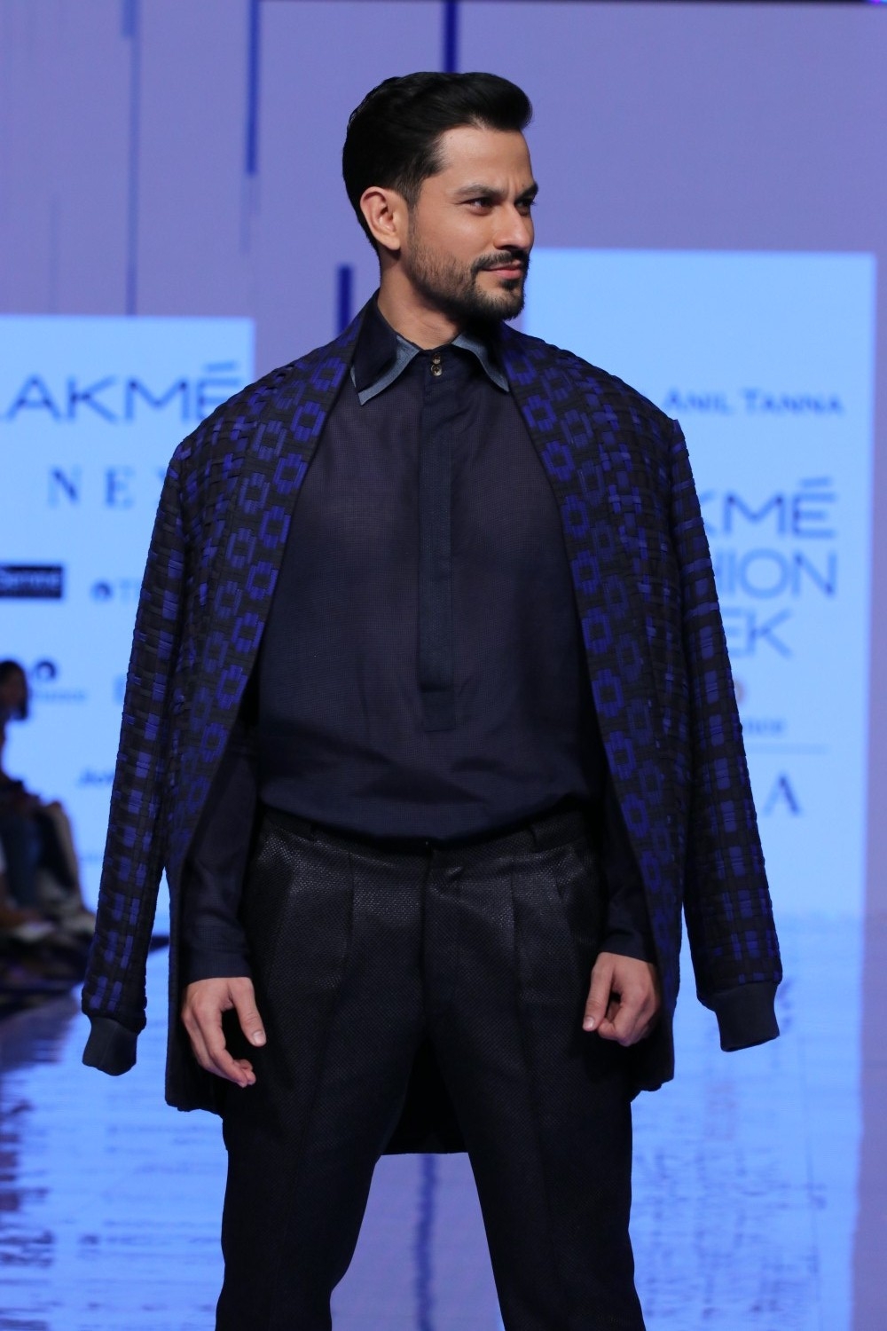 Mumbai: Actor Kunal Khemu walks the ramp showcasing the creation of fashion designer Kunal Anil Tanna at the Lakme Fashion Week Summer/Resort 2020 grand finale, in Mumbai on Feb 16, 2020. (Photo: IANS)