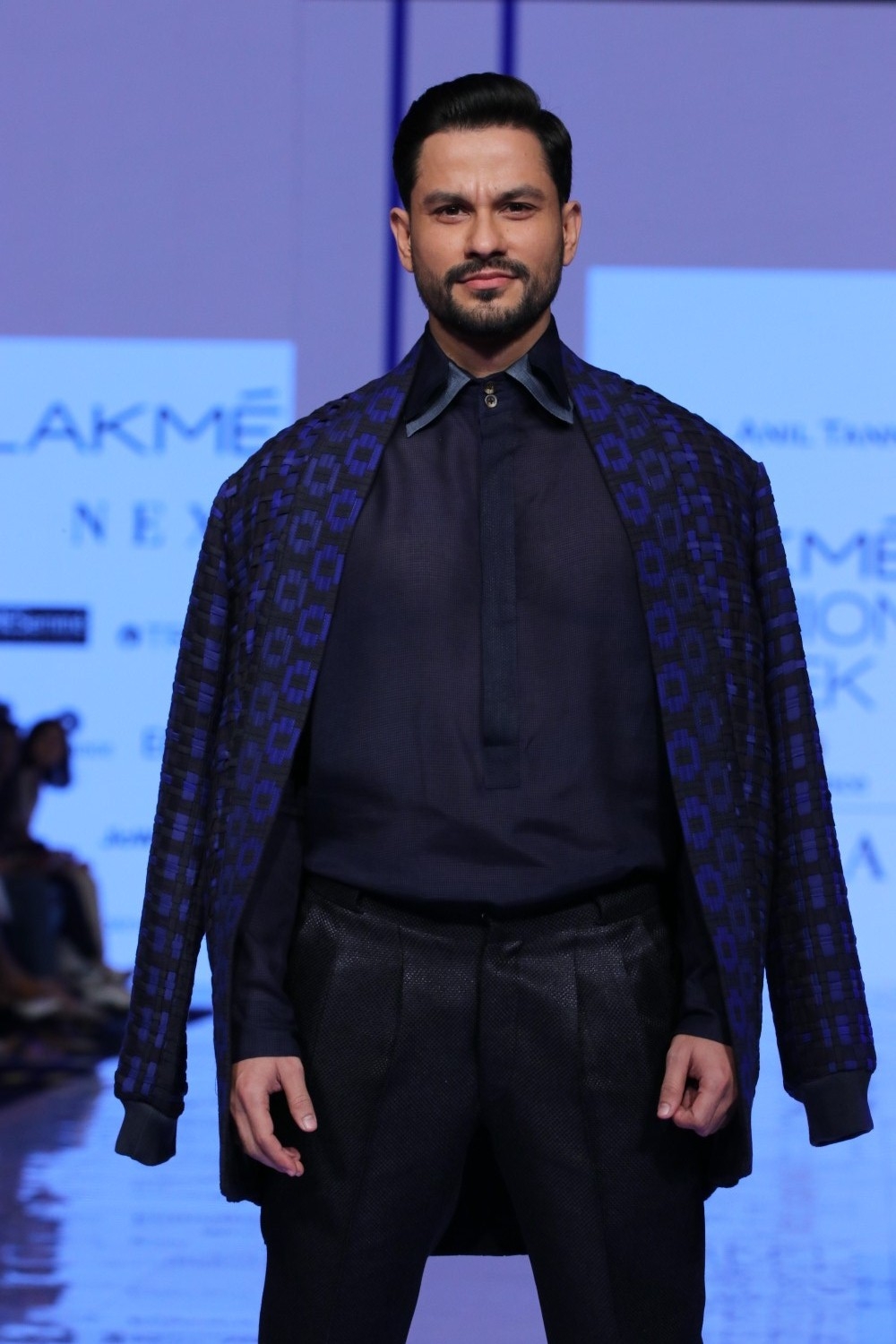 Mumbai: Actor Kunal Khemu walks the ramp showcasing the creation of fashion designer Kunal Anil Tanna at the Lakme Fashion Week Summer/Resort 2020 grand finale, in Mumbai on Feb 16, 2020. (Photo: IANS)