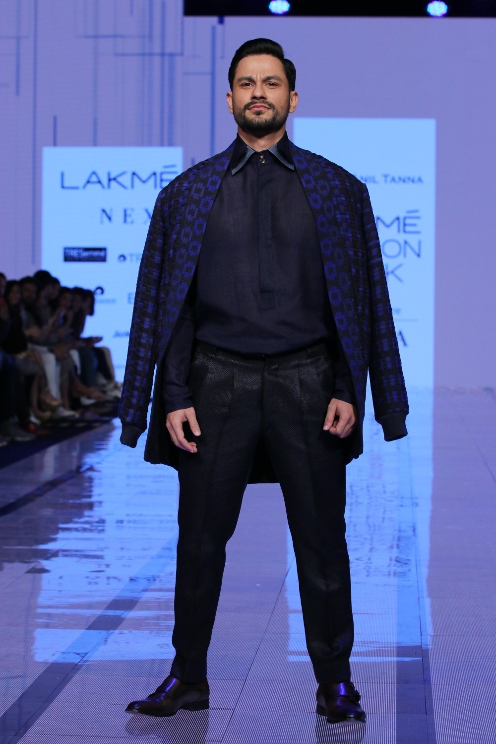 Mumbai: Actor Kunal Khemu walks the ramp showcasing the creation of fashion designer Kunal Anil Tanna at the Lakme Fashion Week Summer/Resort 2020 grand finale, in Mumbai on Feb 16, 2020. (Photo: IANS)