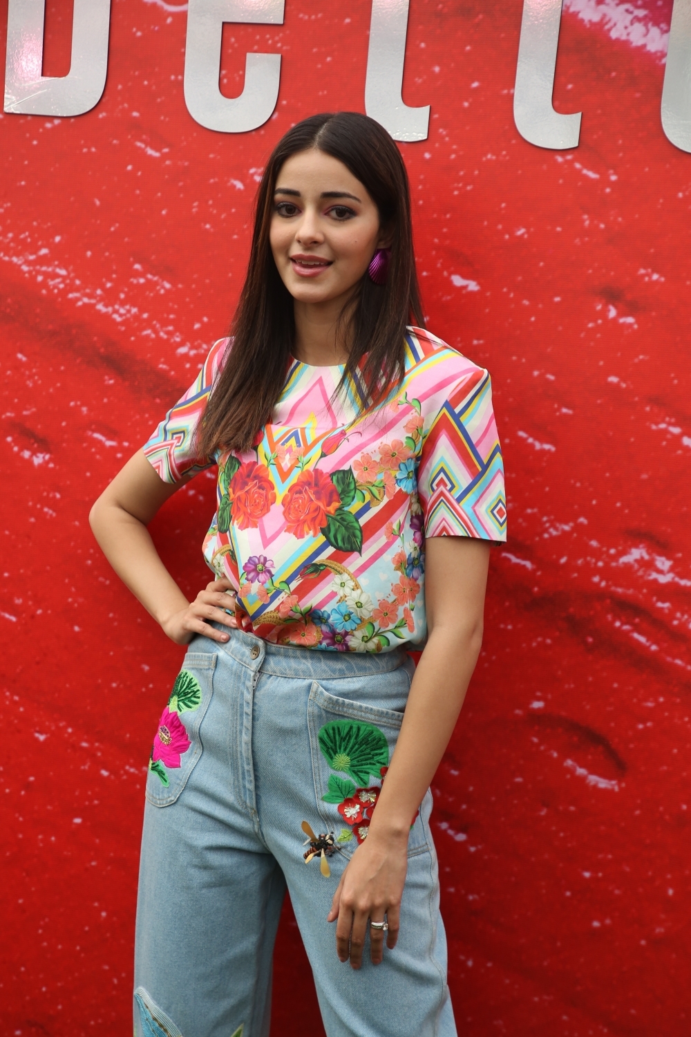 Mumbai: Actress  Ananya Panday  discussion with  fashion designer  Anaita Shroff on the Lakme Fashion Week Summer/Resort 2020, in Mumbai on Feb 12, 2020. (Photo: IANS)