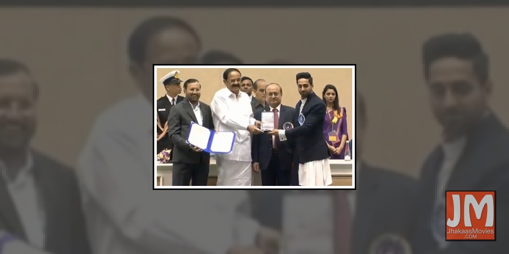 Actor Ayushmann Khurrana receives Best Actor