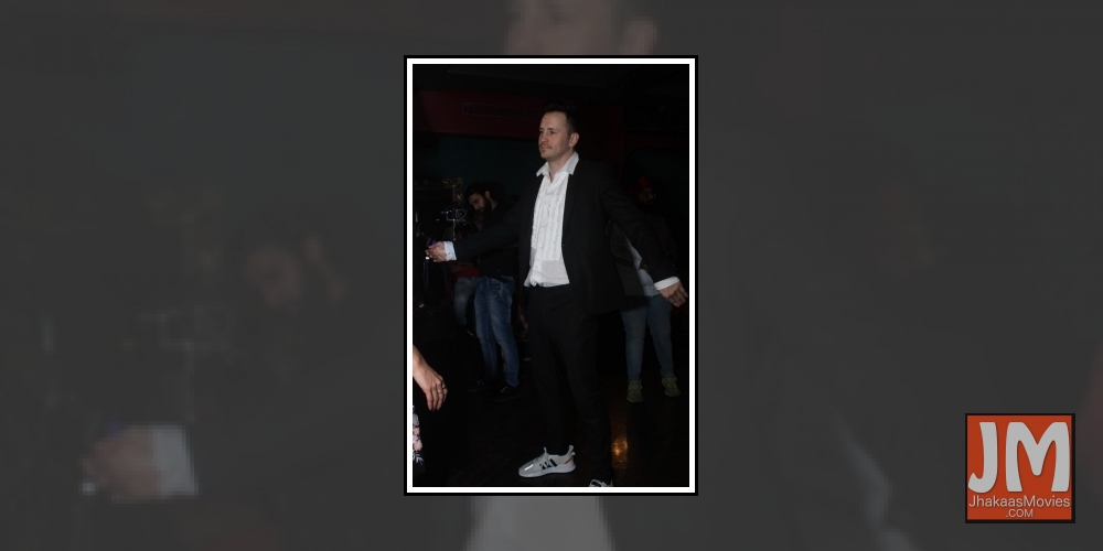 Mumbai: American actor-dancer-choreographer Robert Hoffman at the launch of music video 'Aag Ka Gola LA', in Mumbai on Feb 20, 2020.