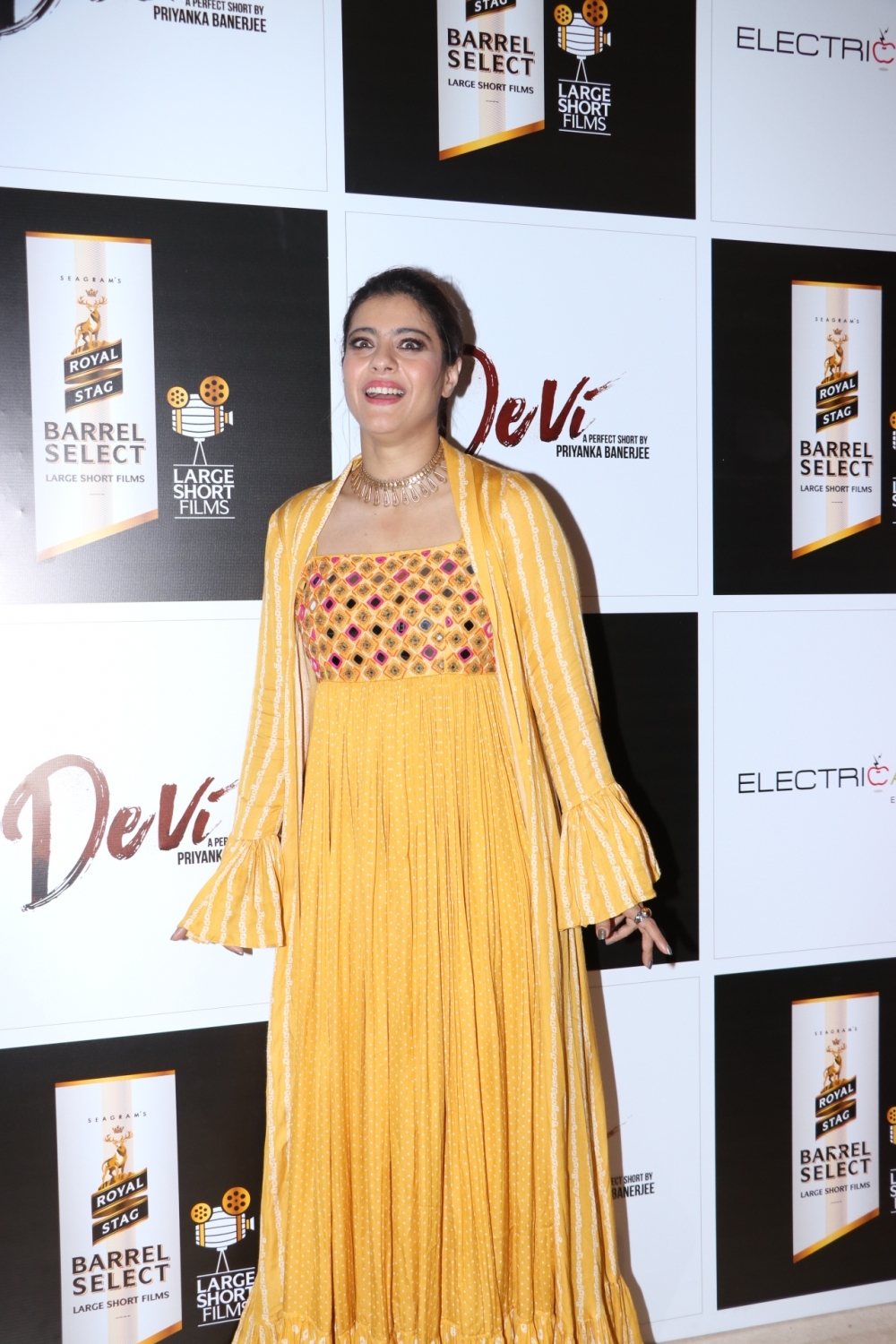 Mumbai: Actress Kajol Devgn at the screening of her upcoming short film "Devi" in Mumbai on March 2, 2020. (Photo: IANS)