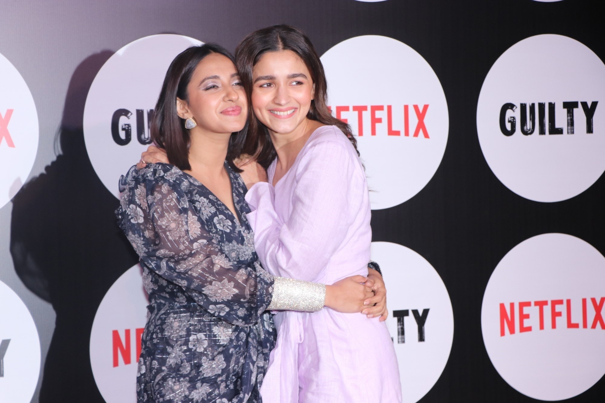 Mumbai: Actors Akansha Ranjan and Alia Bhatt at the screening of the upcoming web film "Guilty" in Mumbai on March 4, 2020. (Photo: IANS)