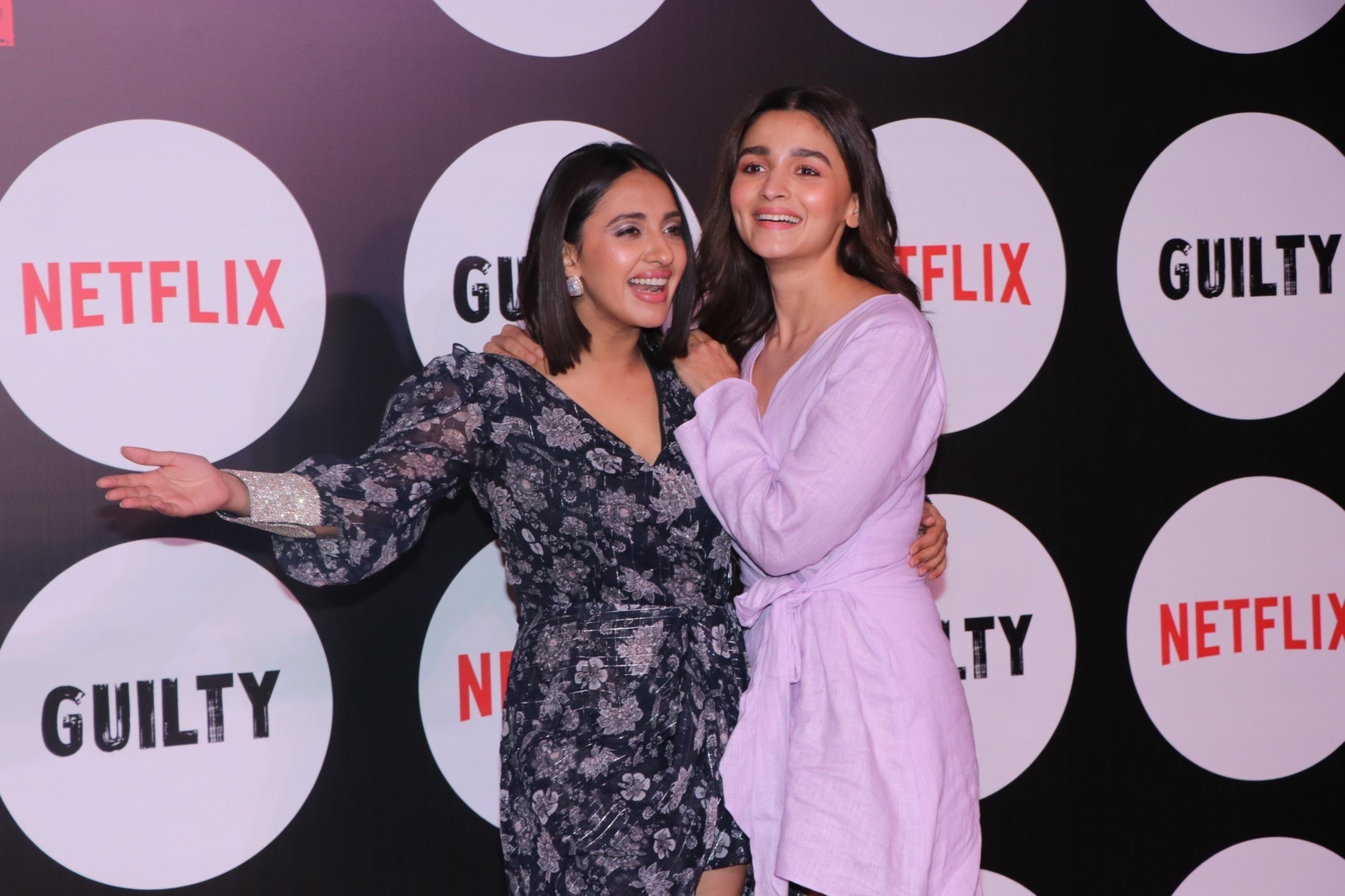 Mumbai: Actors Akansha Ranjan and Alia Bhatt at the screening of the upcoming web film "Guilty" in Mumbai on March 4, 2020. (Photo: IANS)