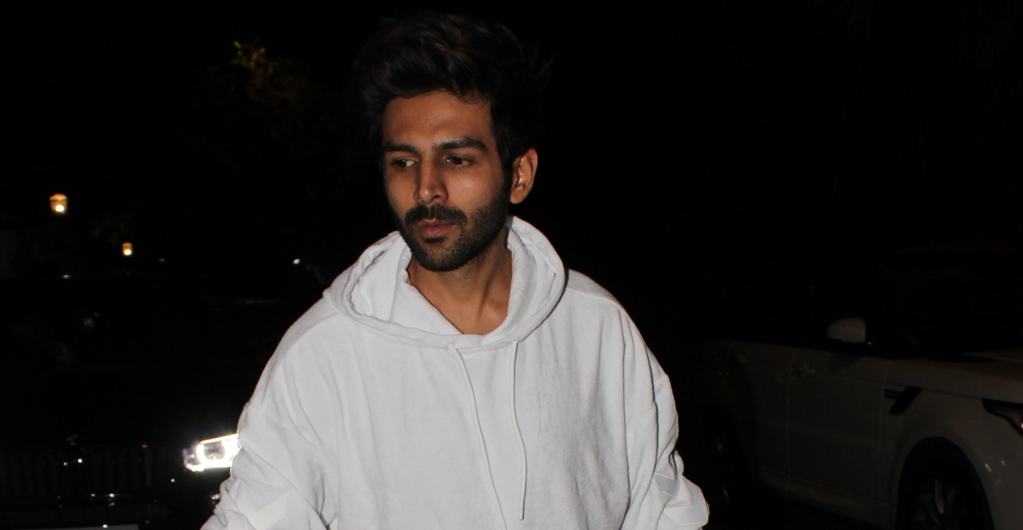 Mumbai: Actor Kartik Aaryan at the screening of the upcoming film "Angrezi Medium" in Mumbai on March 8, 2020. (Photo: IANS)