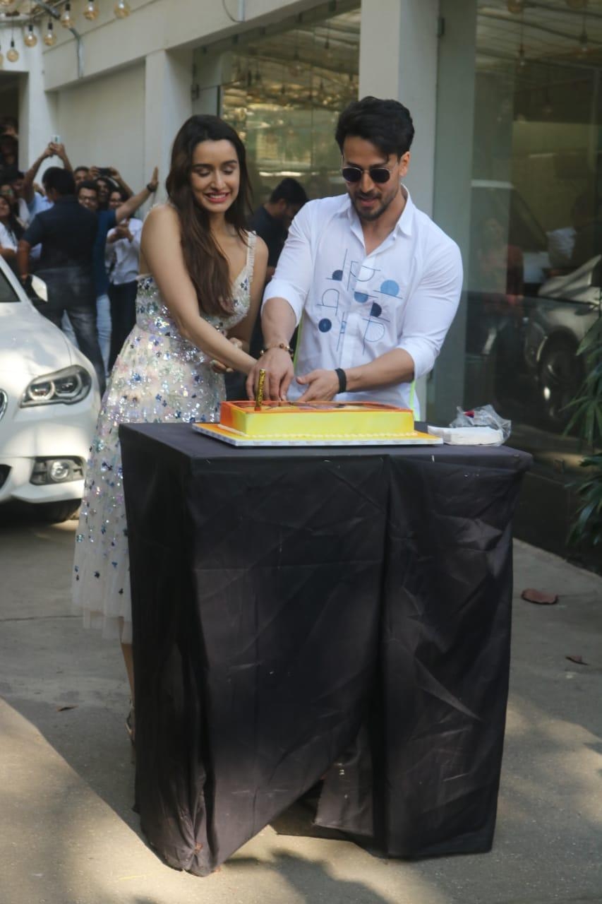 Actress Shraddha Kapoor turned 33 on Tuesday, and she had a mostly busy birthday. Shraddha started her day with a visit to an NGO to spend some time with special kids and senior citizens. She cut the cake with the kids in the morning. Then it was time to be surprised by her "Baaghi 3" co-star Tiger Shroff and the film's production team, who had arranged a grand surprise for her.