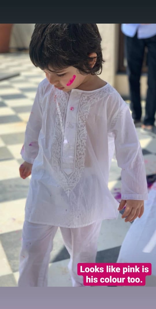 In the film industry, Holi is not just a festival but a fashion affair where celebrities go out of the way with their outfits and make a statement. Though the fear of coronavirus subdued the exuberant and jubilant celebrations, actors didnâ€™t hesitate in giving major fashion goals on the day.