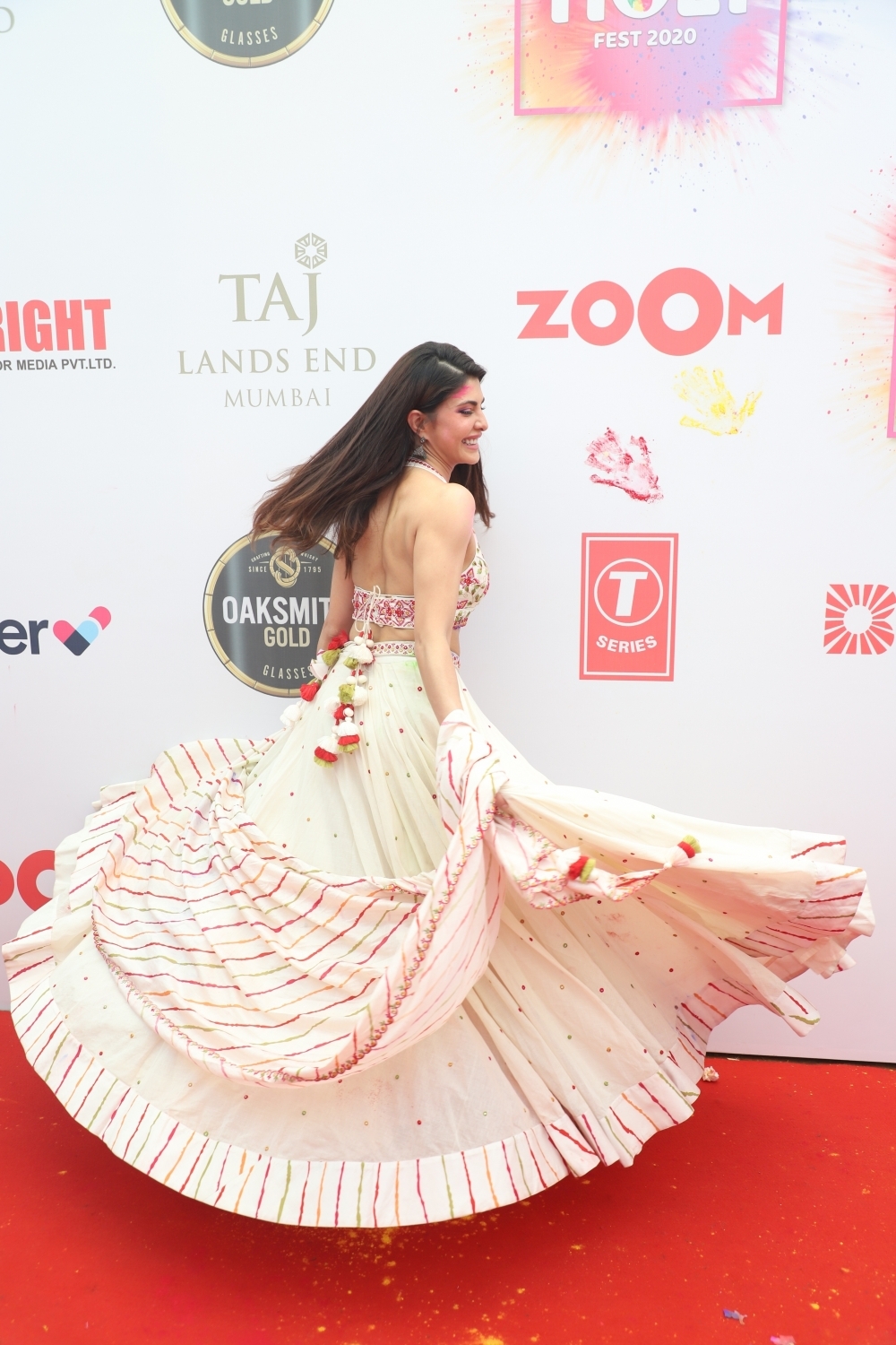 Mumbai: Actress Jacqueline Fernandez during the red carpet of "Zoom Holi Fest 2020" in Mumbai on March 10, 2020. (Photo: IANS)