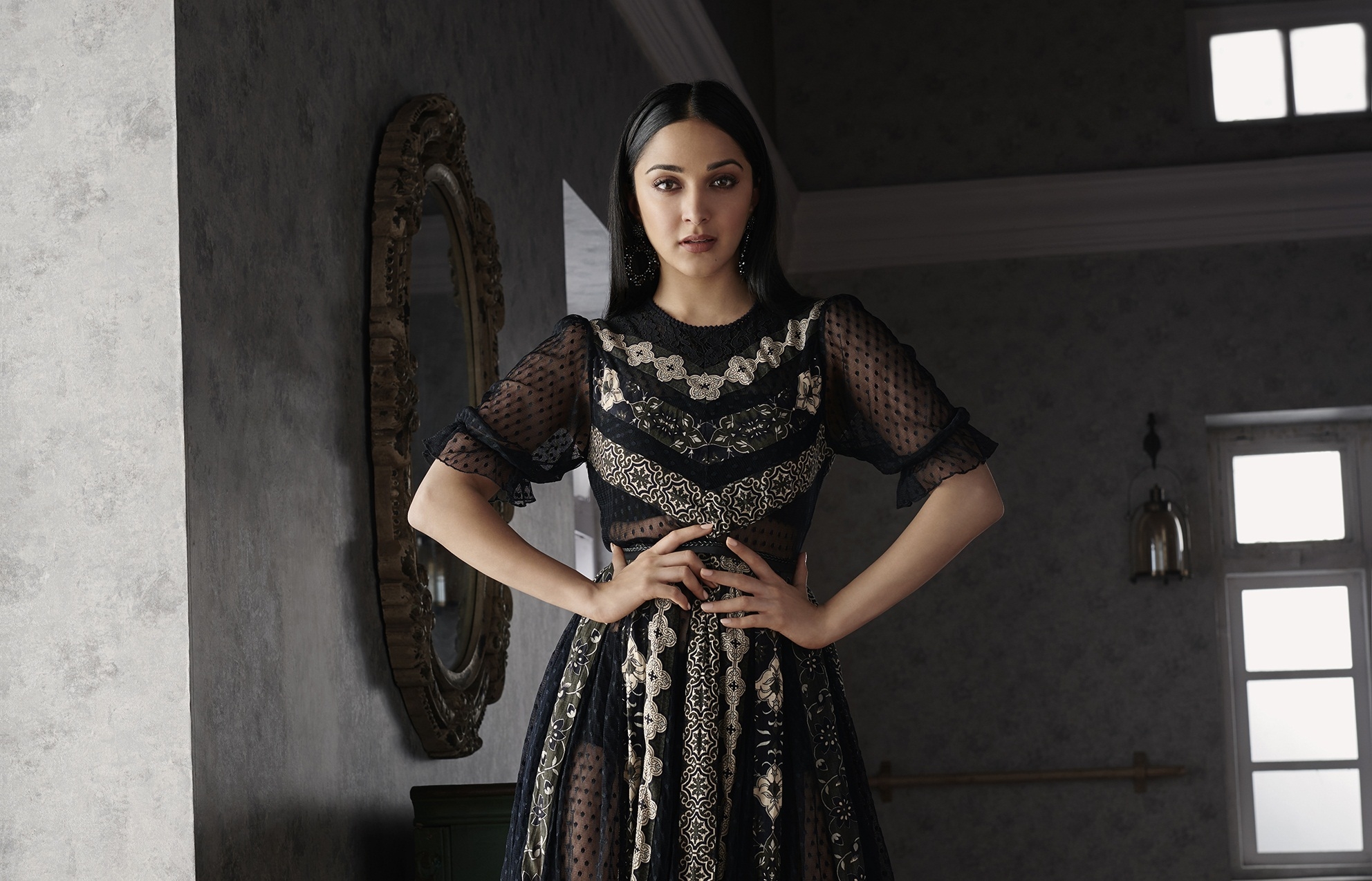 Kiara Advani for Label Ritu Kumar.