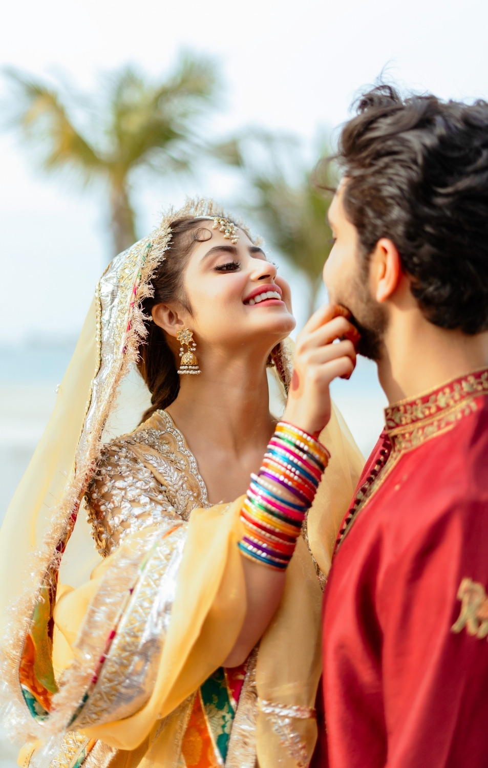 Sajal Ali and Ahad Raza Mir.