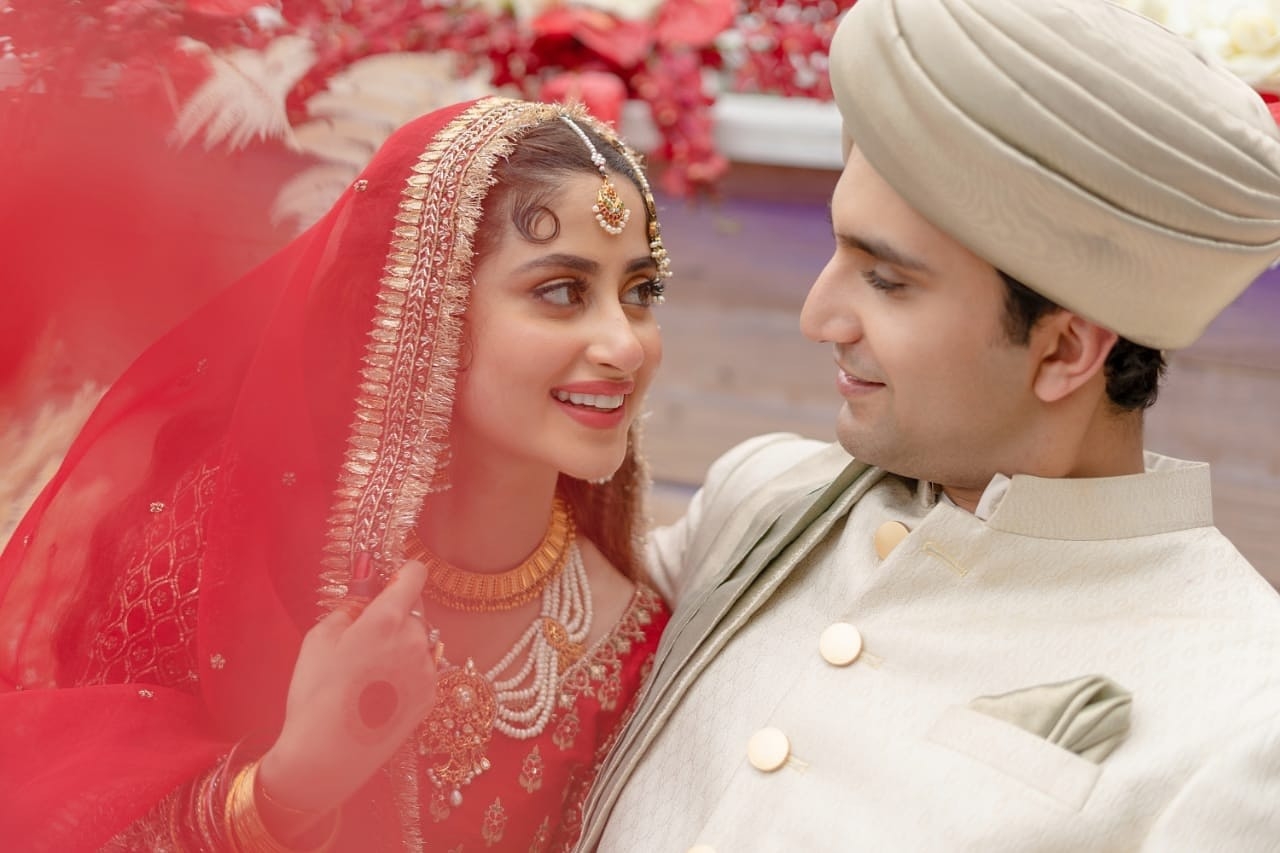 Sajal Ali and Ahad Raza Mir.