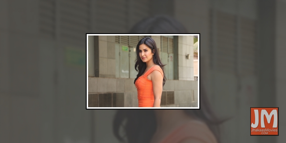 Mumbai: Actress Katrina Kaif arrives at the trailer launch of his upcoming film 