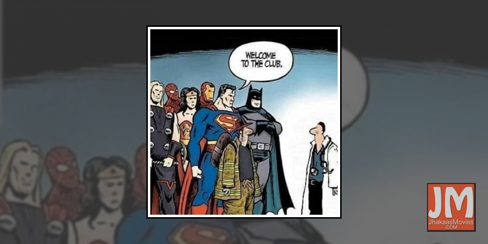 Rana Daggubati compares doctors to superheroes amid COVID-19 pandemic.