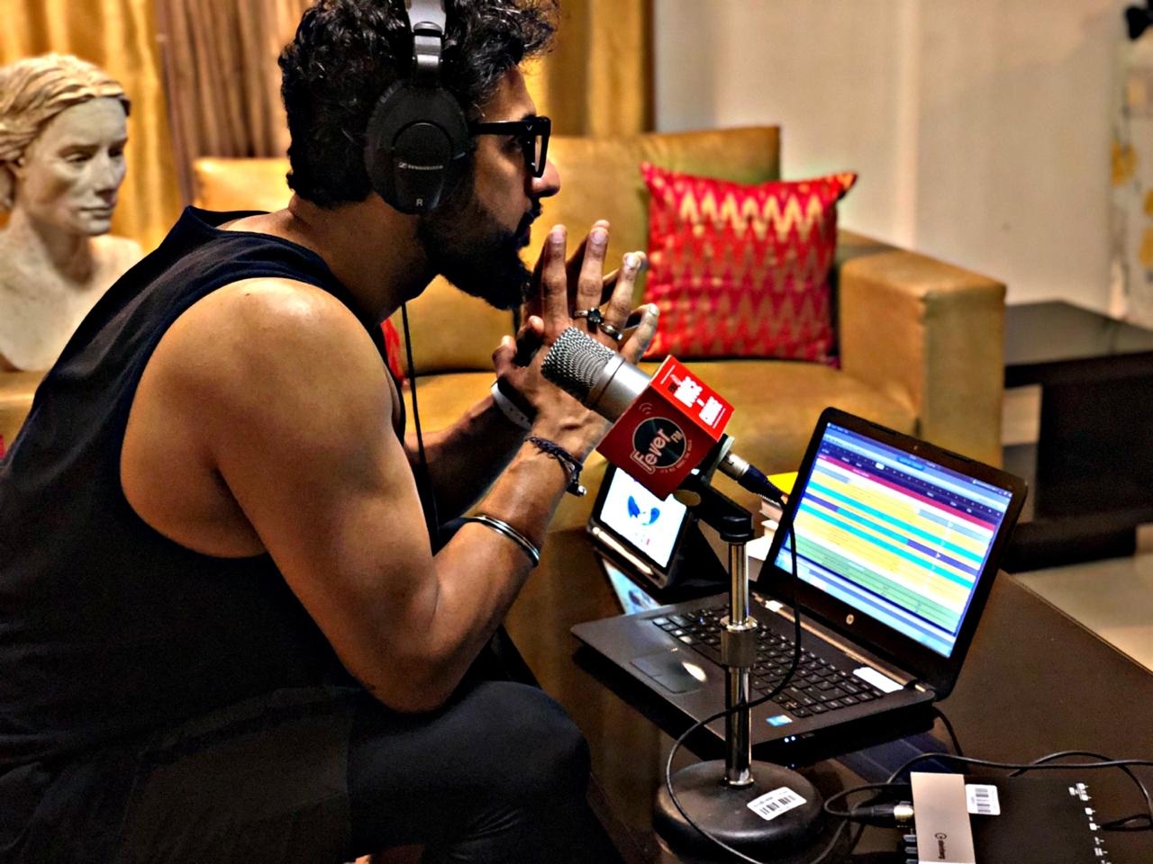 Love guru RJ Rahul Makin working through a laptop and a remote access that has been given to him. As the entire nation works from home in the time of COVID-19 pandemic, the radio jockeys too are staying in but keeping their job of entertaining their listeners first and working round the clock for content.