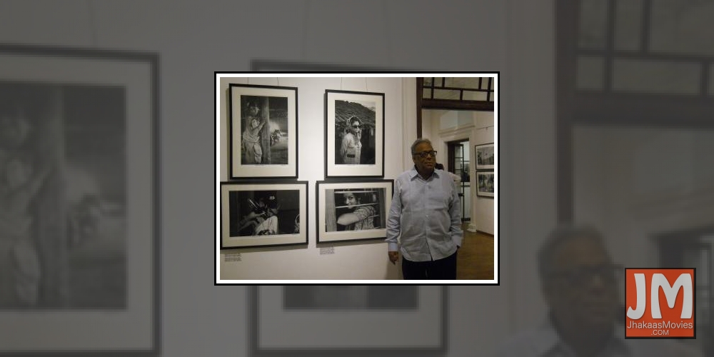 Photographer Nemai Ghosh exhibiting his work 