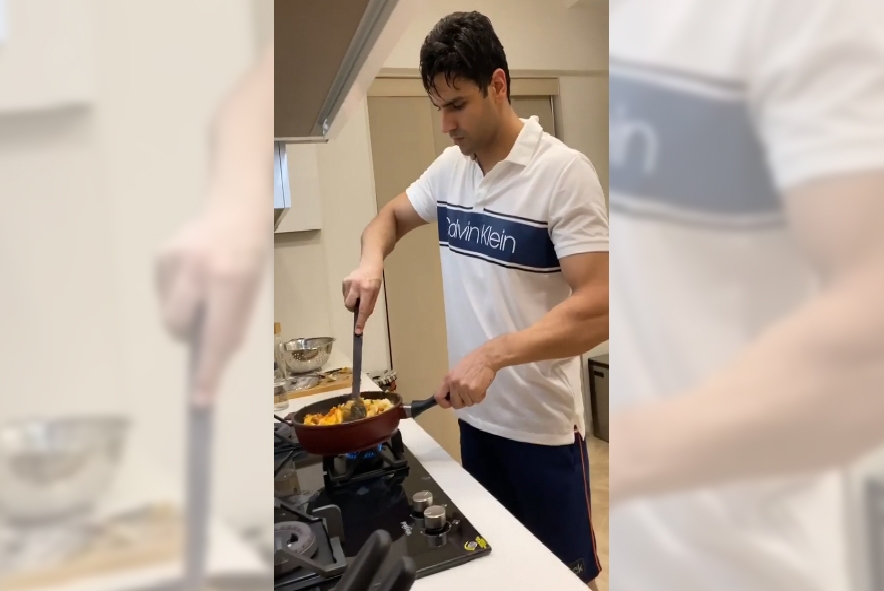Lockdown diaries: Vivek Dahiya brings out his 'inner chef' screengrab.