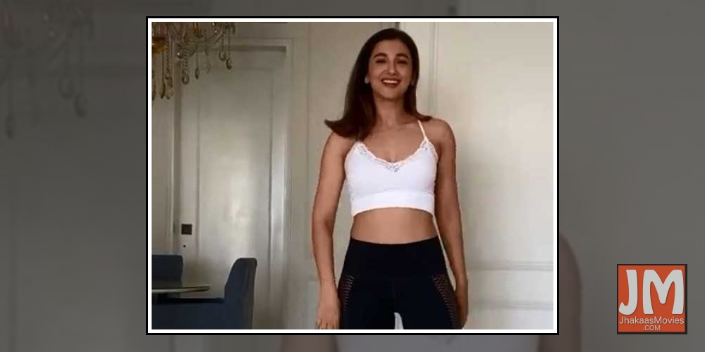 Gauhar Khan shakes a leg on Badshah's 'Genda Phool'.