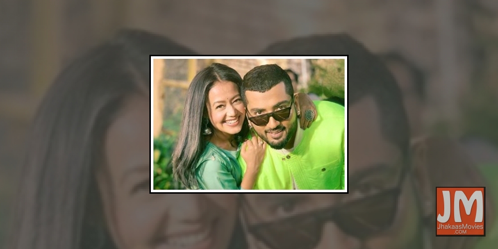 Neha Kakkar breaks down in video of her latest song with Jaani.