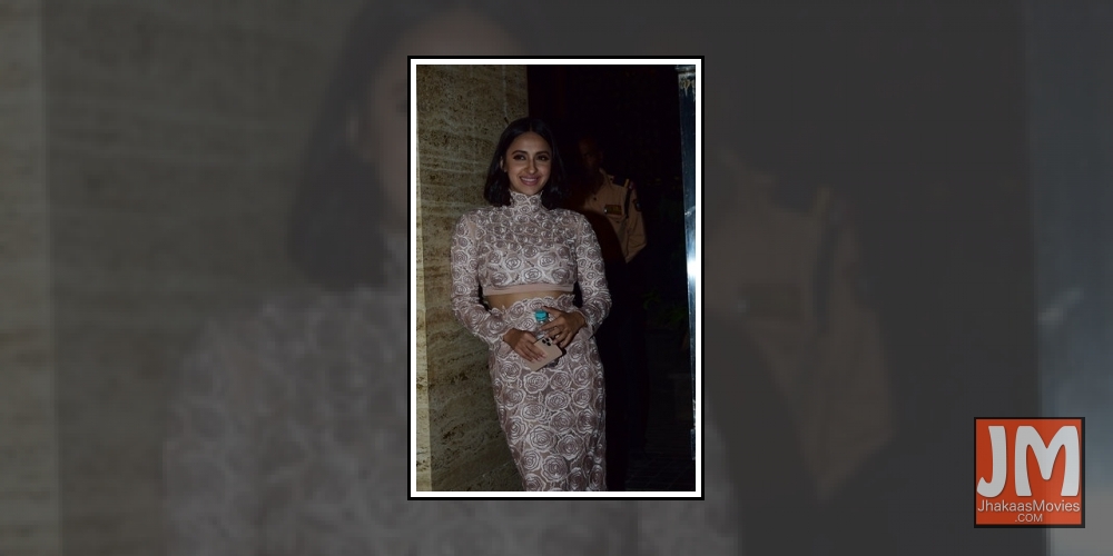 Mumbai: Actress Akansha Ranjan Kapoor at sports agent Bunty Sajdeh's party in Mumbai on March 13, 2020.