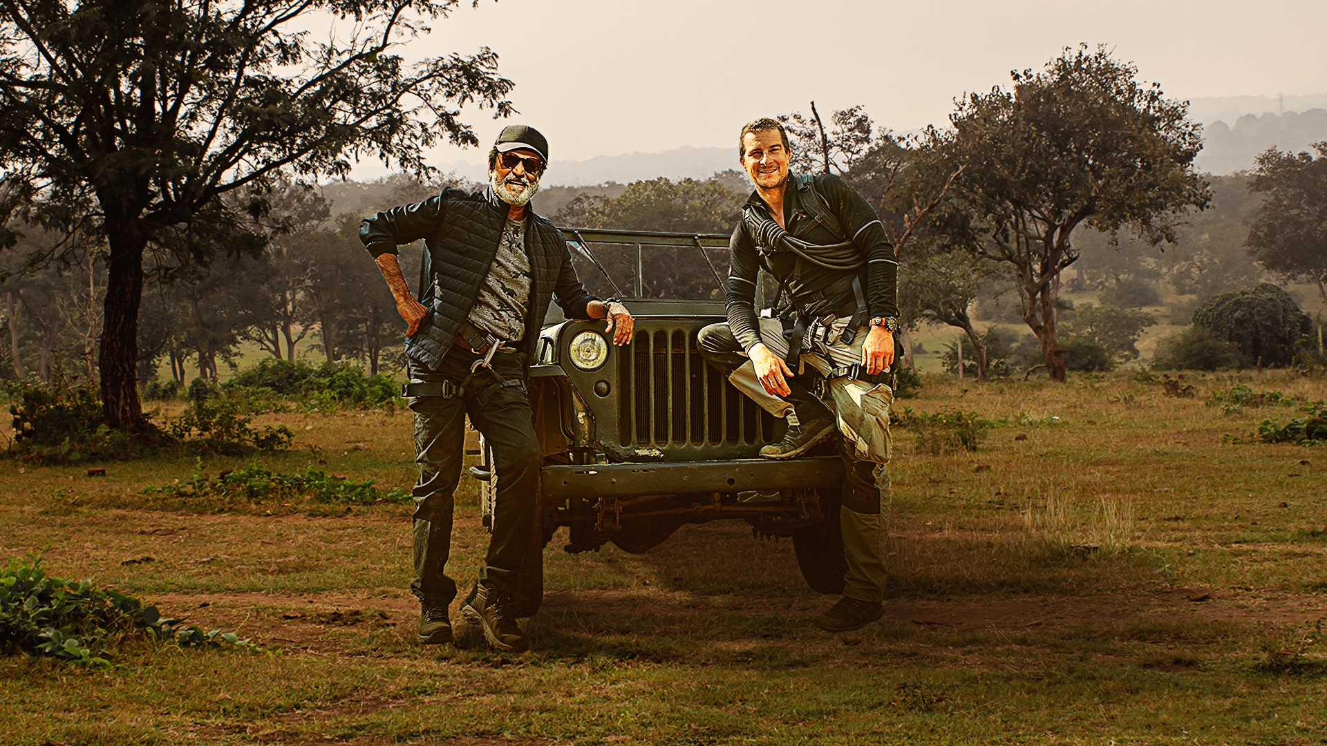 Into the Wild with Bear Grylls and Superstar Rajinikanth.