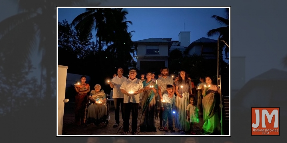 Allu Arjun participates in 9 pm, 9 min for India call.