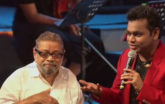 Veteran music director M.K.Arjunan, who gave music maestro A.R.Rahman the opportunity to debut on the key board, passed away at his home early on Monday, said family sources. he was 87. Arjunan is best known for recording the voice of singer K.J.Yesudas for the first time. In 2017, Rahman flew down from the US to attend his birthday programme. More than that he is often remembered for his humility and low profile nature as he held to his convictions, both in life and music. (Photo Courtesy: Instagram/rahman_ishqflowerstv)