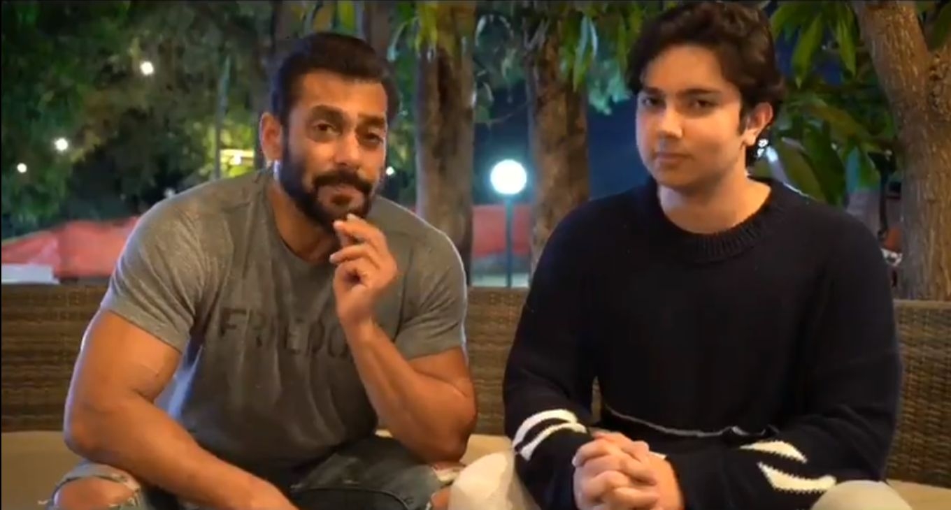 Salman Khan bravely says he is scared, urges fans to stay at home.