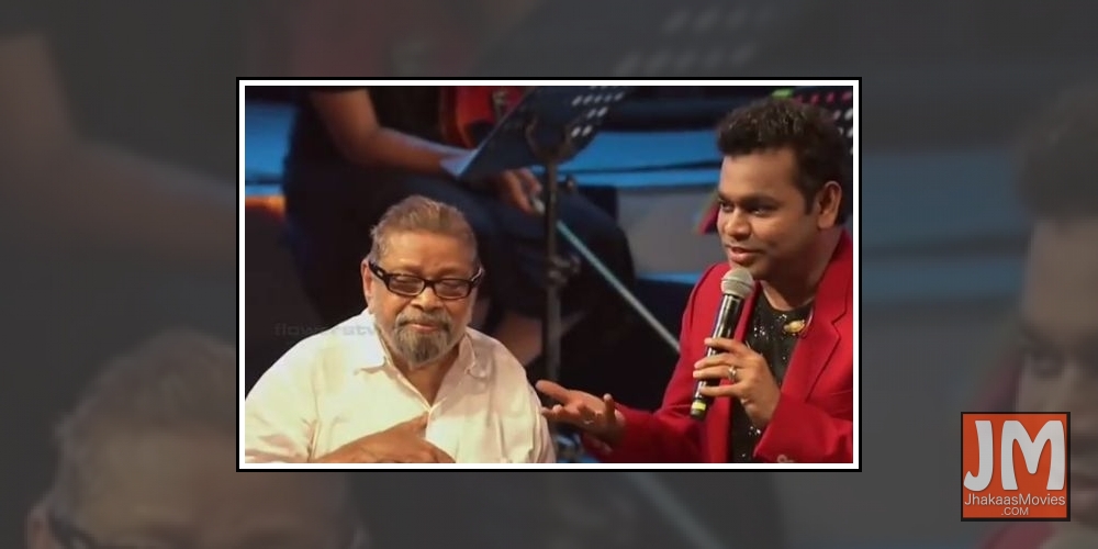 Veteran music director M.K.Arjunan, who gave music maestro A.R.Rahman the opportunity to debut