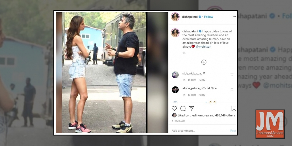 Disha PataniÃƒÂ¢Ã‚Â€Ã‚Â™s special birthday note for Mohit Suri.