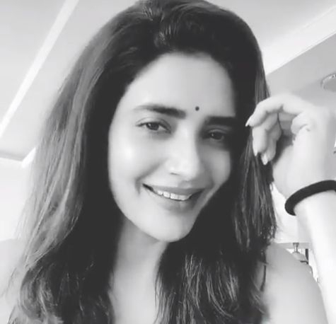 KKarishma Tanna has become 'totally filmy' in lockdown.