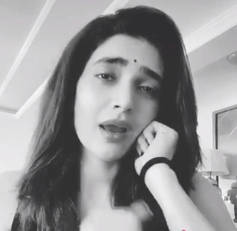 KKarishma Tanna has become 'totally filmy' in lockdown.