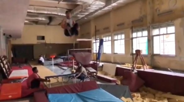 Tiger Shroff shares video of first double landing, fans are awestruck.