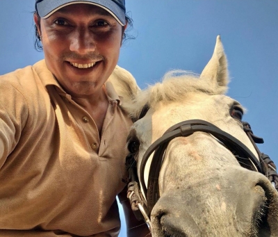 Madhuri, Preity shower love on furry friends on National Pet Day.