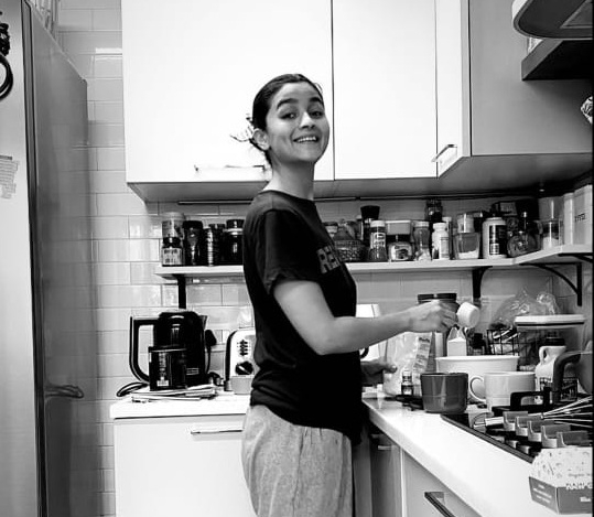 Lockdown diaries: Alia Bhatt the baker dishes out a cute kitchen pic.