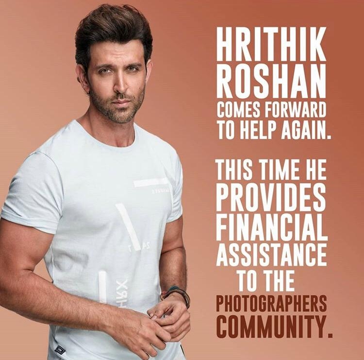 Hrithik Roshan comes out in support of paparazzi during lockdown; Photographers thank him!