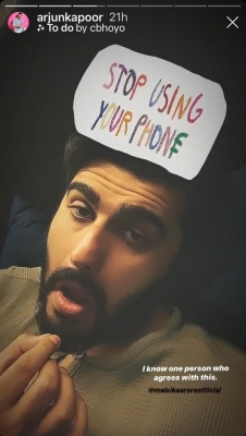 Malaika Arora doesnÃƒÂƒÃ‚Â¢ÃƒÂ‚Ã‚Â€ÃƒÂ‚Ã‚Â™t want Arjun to use his phone.