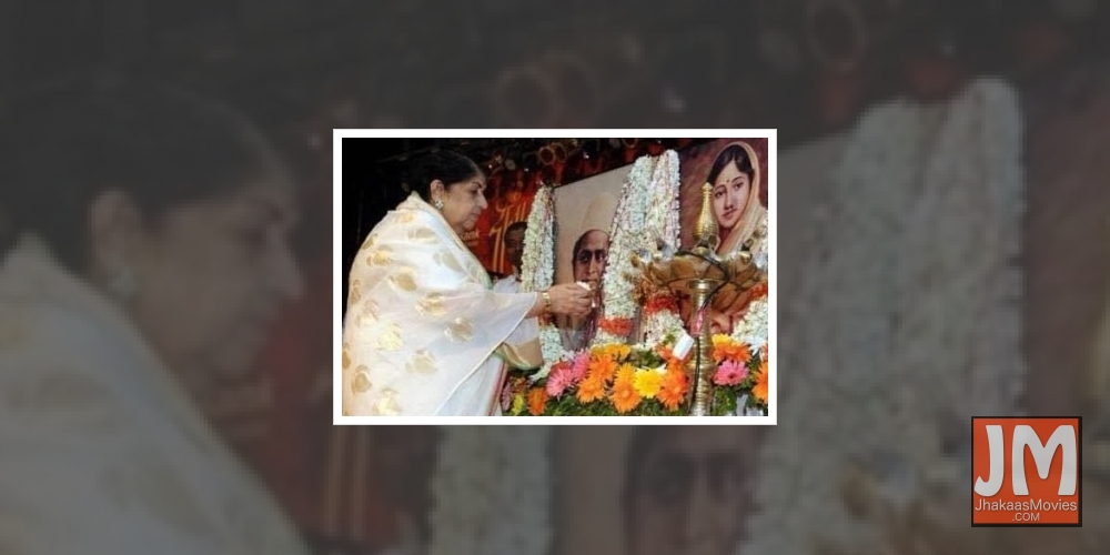 Lata Mangeshkar shares emotional post on father's death anniversary.
