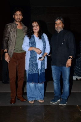 Mumbai, April 29 (IANS) National award-winning filmmaker Vishal Bhardwaj, a frequent collaborators with the late Irrfan Khan, says the sudden demise of the actor tore him apart.	 (File Photo: IANS)
