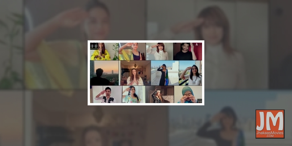 TV stars unite for quarantine special video.