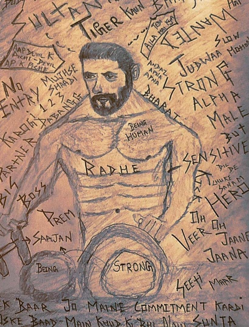 Salman Khan inspires Gautam Gulati's new artwork.