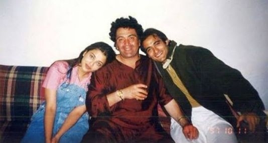 Akshaye Khanna shared a throwback image of himself with Rishi Kapoor and Aishwarya Rai Bachchan