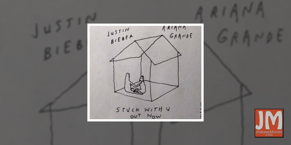 Paltrow, Kutcher, Jenners among celebs in Bieber and Grande's new video.