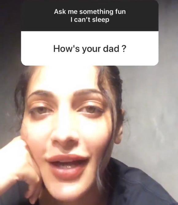 Shruti Haasan: My dad never punished, yelled at me.