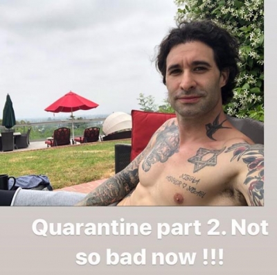 Sunny Leone exercises in a 10-kilo workout shirt.