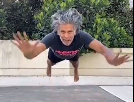 Milind Soman's daring 'new movement' to stay fit.