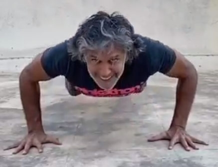 Milind Soman's daring 'new movement' to stay fit.
